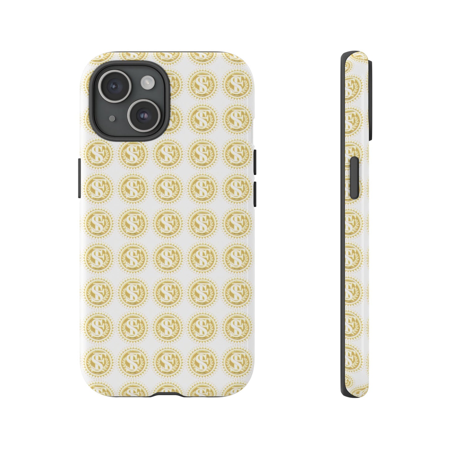Golden Coin Phone Case, Tough Phone Cover, Unique Gift for Money Lovers, Ideal for Birthdays, Holidays, and Everyday Use