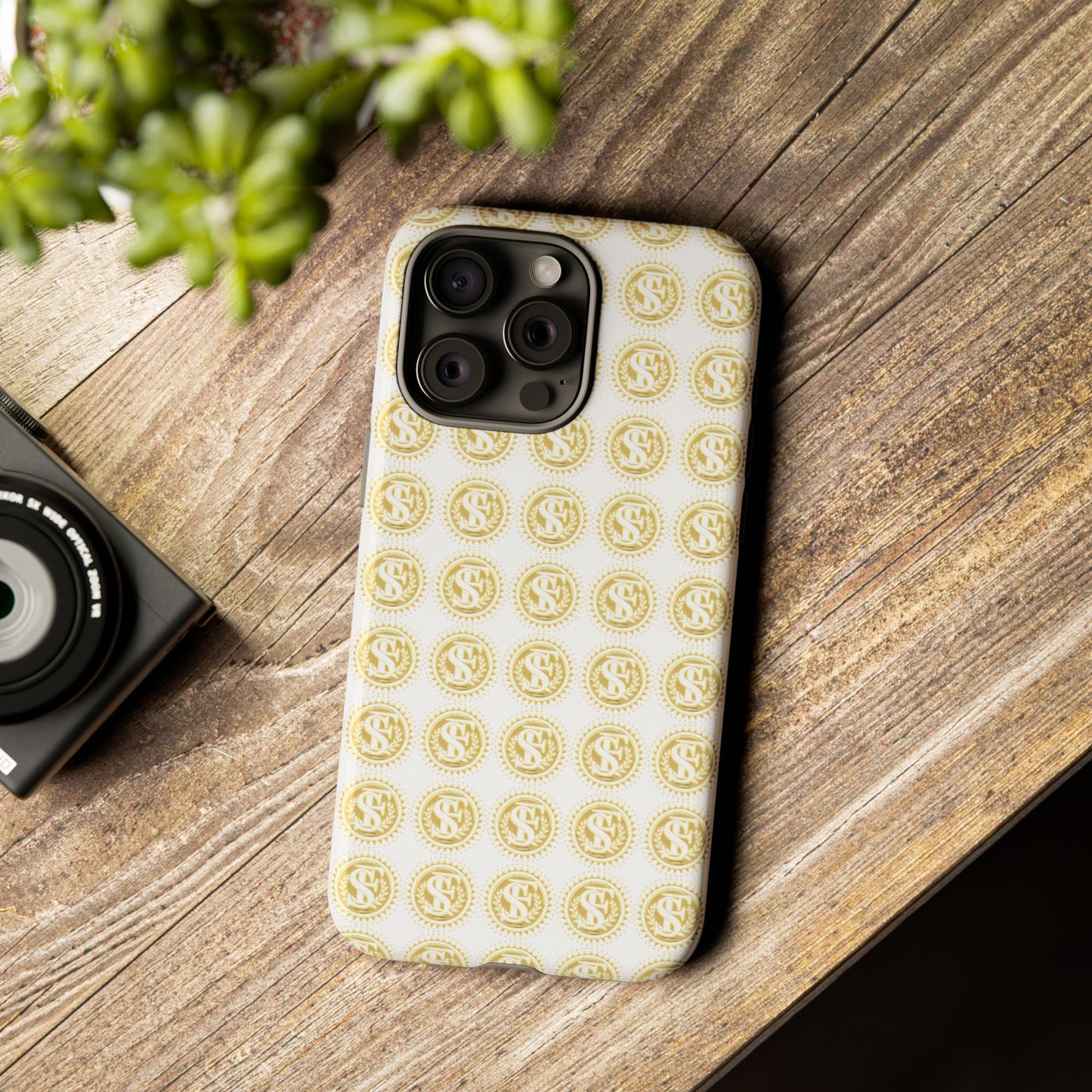 Golden Coin Phone Case, Tough Phone Cover, Unique Gift for Money Lovers, Ideal for Birthdays, Holidays, and Everyday Use