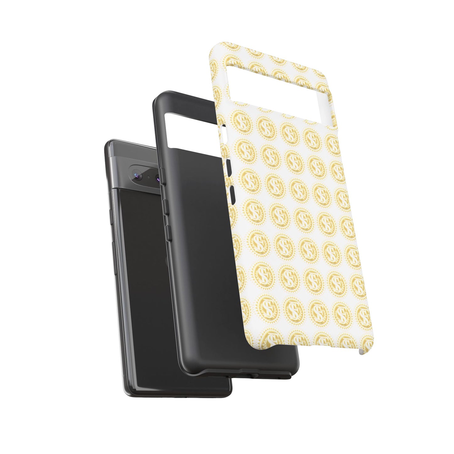 Golden Coin Phone Case, Tough Phone Cover, Unique Gift for Money Lovers, Ideal for Birthdays, Holidays, and Everyday Use