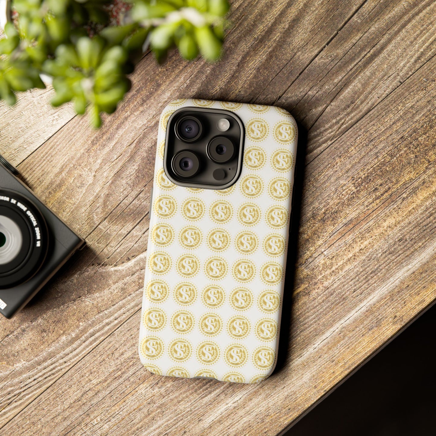 Golden Coin Phone Case, Tough Phone Cover, Unique Gift for Money Lovers, Ideal for Birthdays, Holidays, and Everyday Use