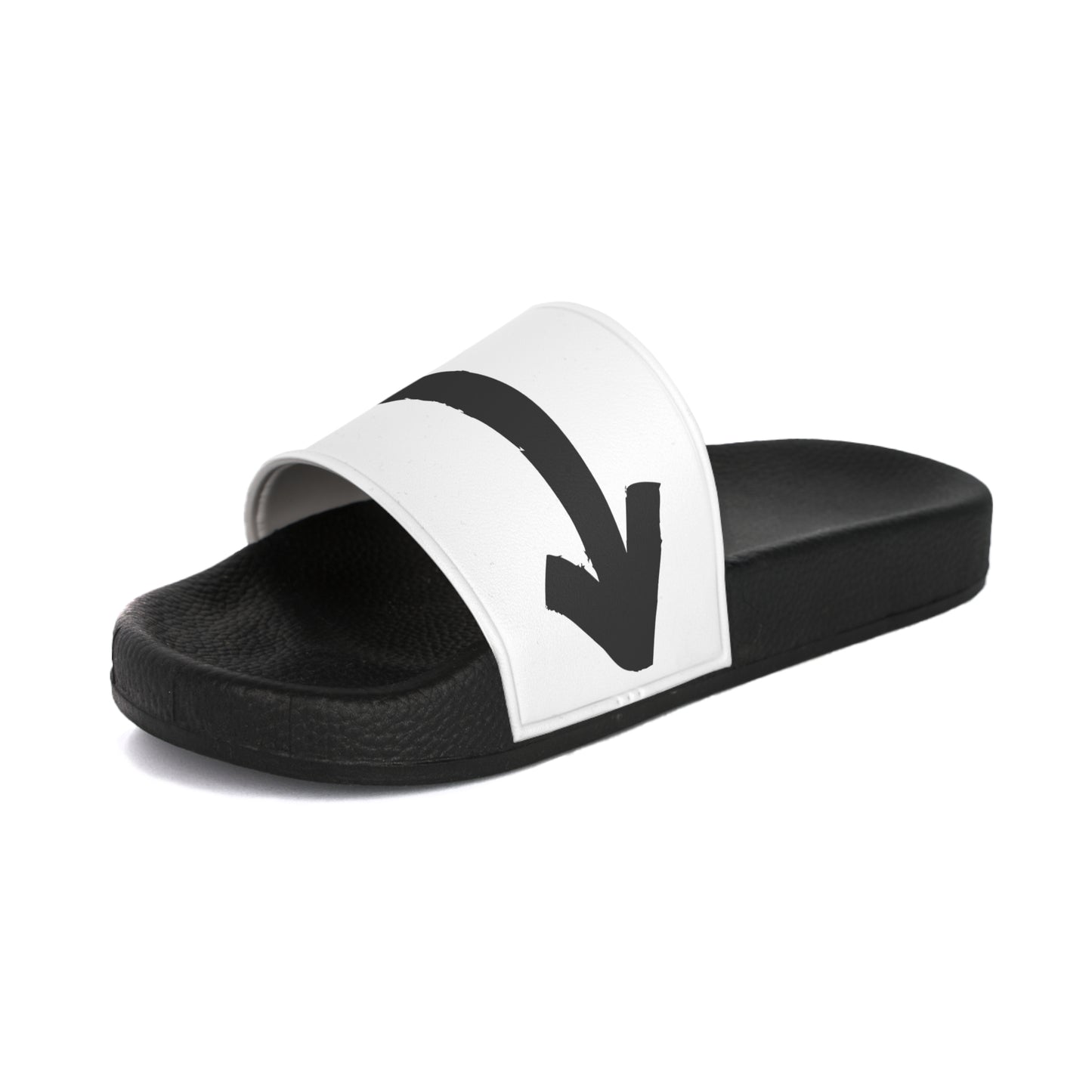Trendy Men's Slide Sandals with Arrows, Comfortable Beach Footwear, Casual Summer Slides, Gift for Him, Stylish Poolside Slippers