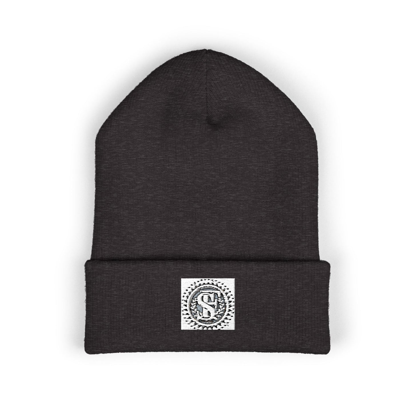 Classic Cuffed Beanie with Embroidery, Winter Hat, Knit Beanie, Unisex Hat, Gifts for Her, Gifts for Him, Stylish Headwear