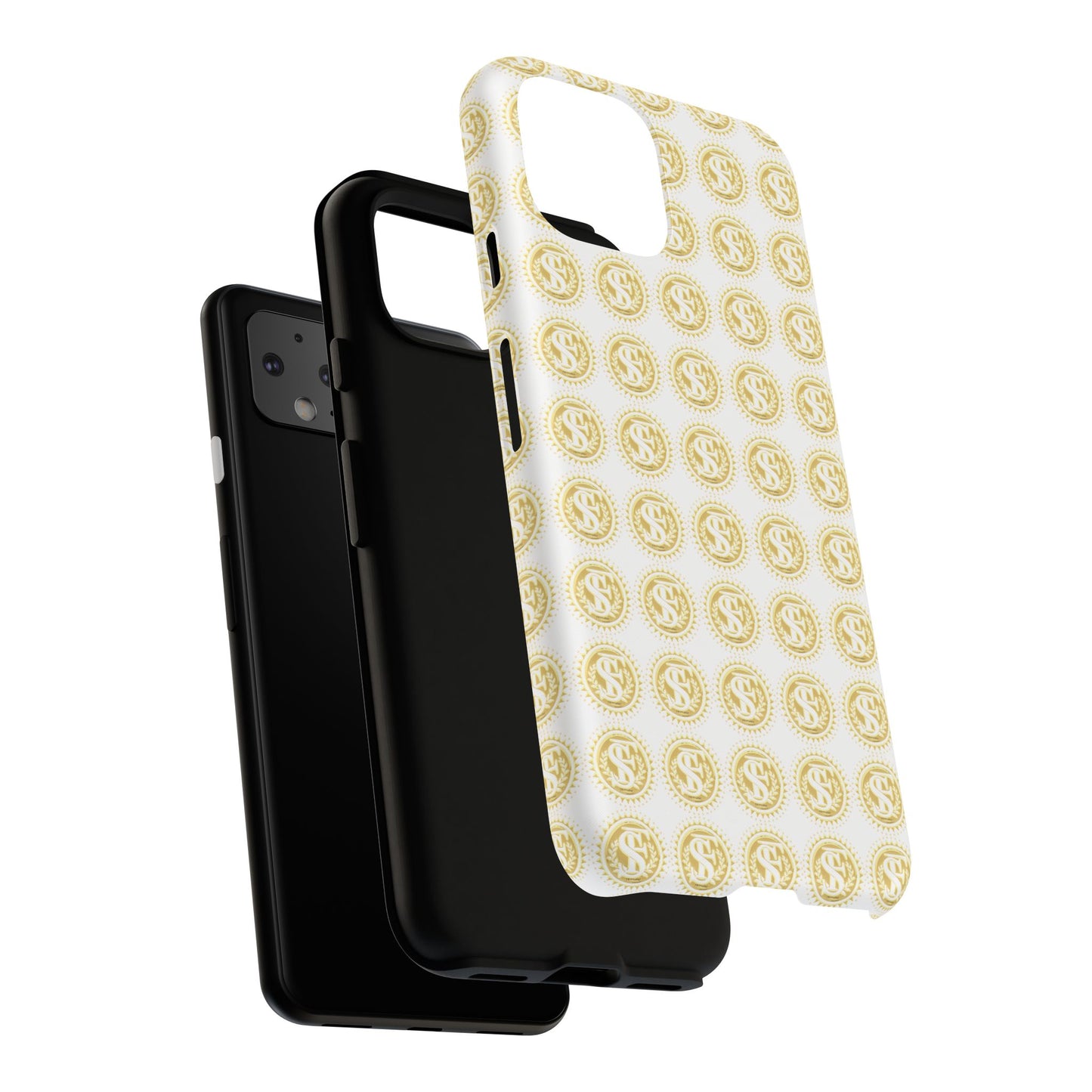Golden Coin Phone Case, Tough Phone Cover, Unique Gift for Money Lovers, Ideal for Birthdays, Holidays, and Everyday Use