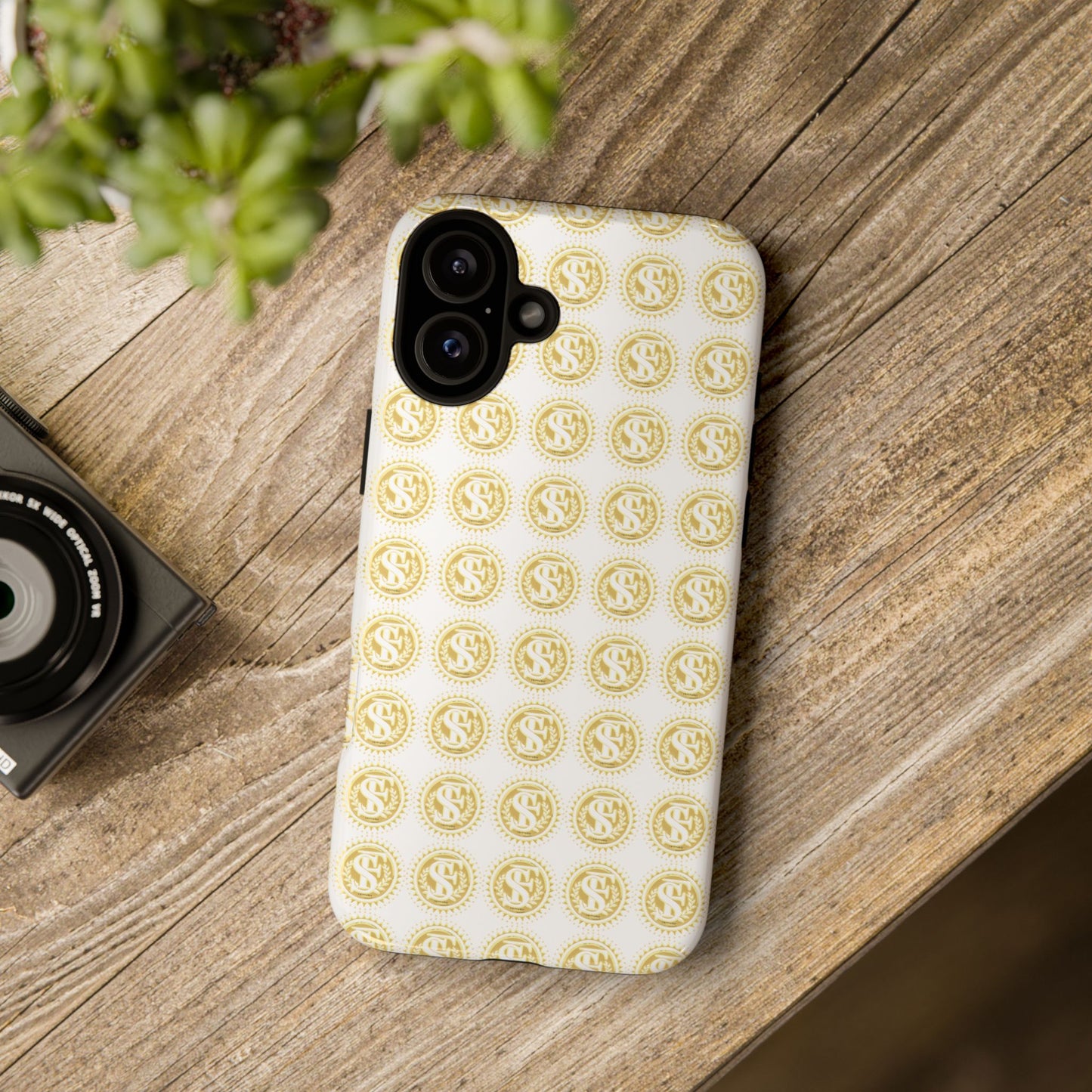 Golden Coin Phone Case, Tough Phone Cover, Unique Gift for Money Lovers, Ideal for Birthdays, Holidays, and Everyday Use