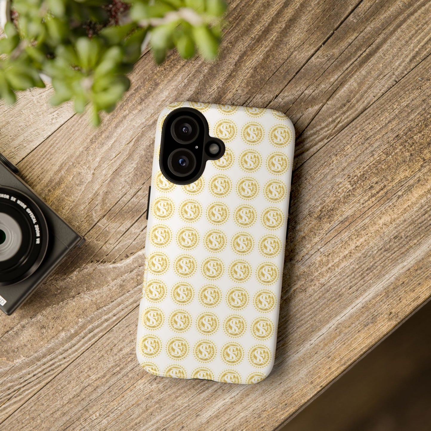 Golden Coin Phone Case, Tough Phone Cover, Unique Gift for Money Lovers, Ideal for Birthdays, Holidays, and Everyday Use