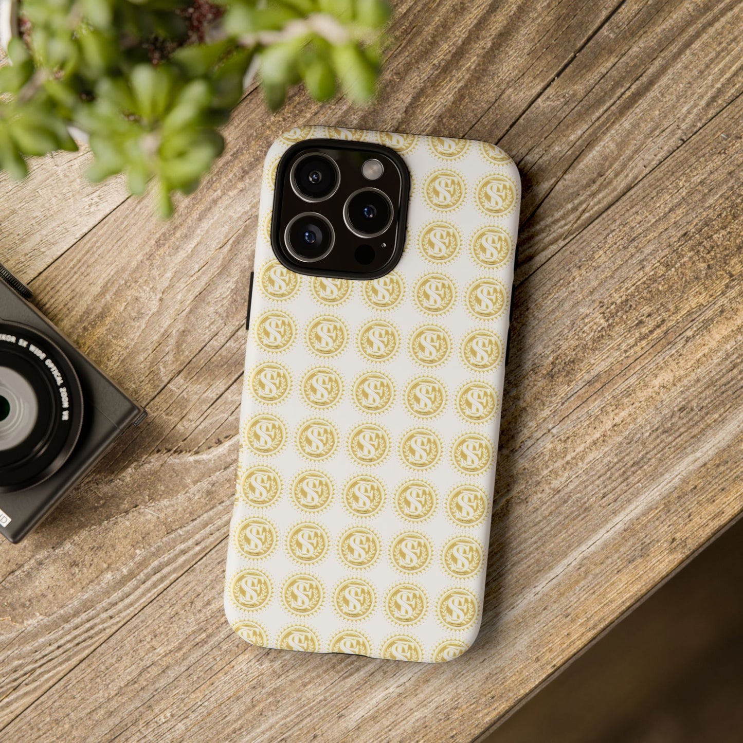 Golden Coin Phone Case, Tough Phone Cover, Unique Gift for Money Lovers, Ideal for Birthdays, Holidays, and Everyday Use