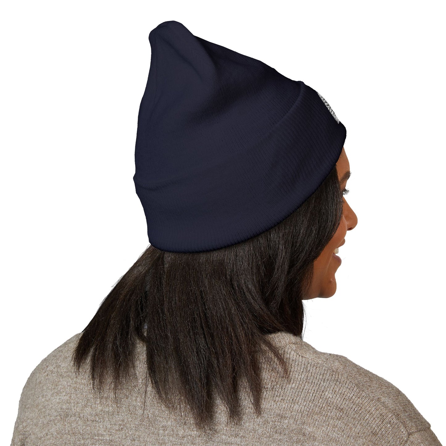 Classic Cuffed Beanie with Embroidery, Winter Hat, Knit Beanie, Unisex Hat, Gifts for Her, Gifts for Him, Stylish Headwear
