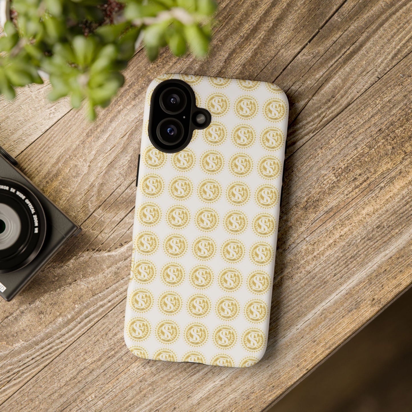 Golden Coin Phone Case, Tough Phone Cover, Unique Gift for Money Lovers, Ideal for Birthdays, Holidays, and Everyday Use