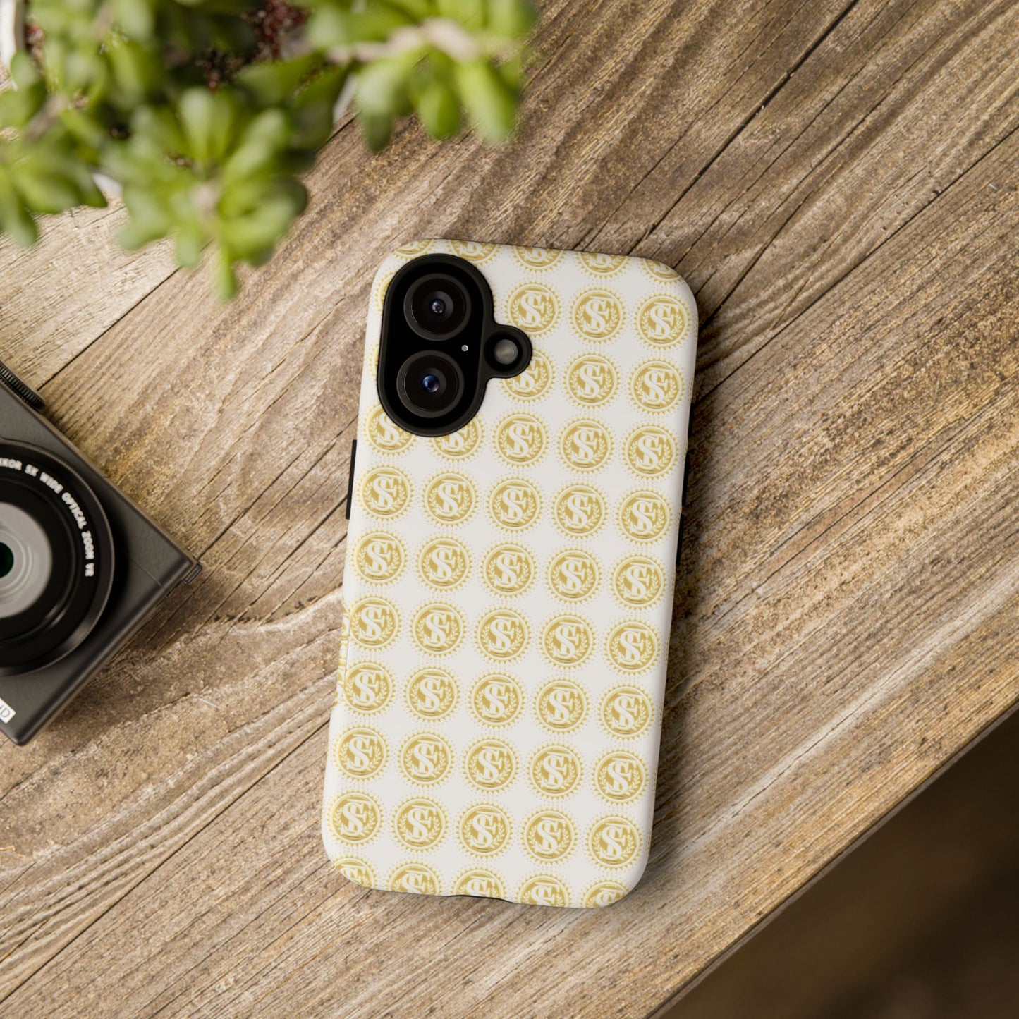 Golden Coin Phone Case, Tough Phone Cover, Unique Gift for Money Lovers, Ideal for Birthdays, Holidays, and Everyday Use