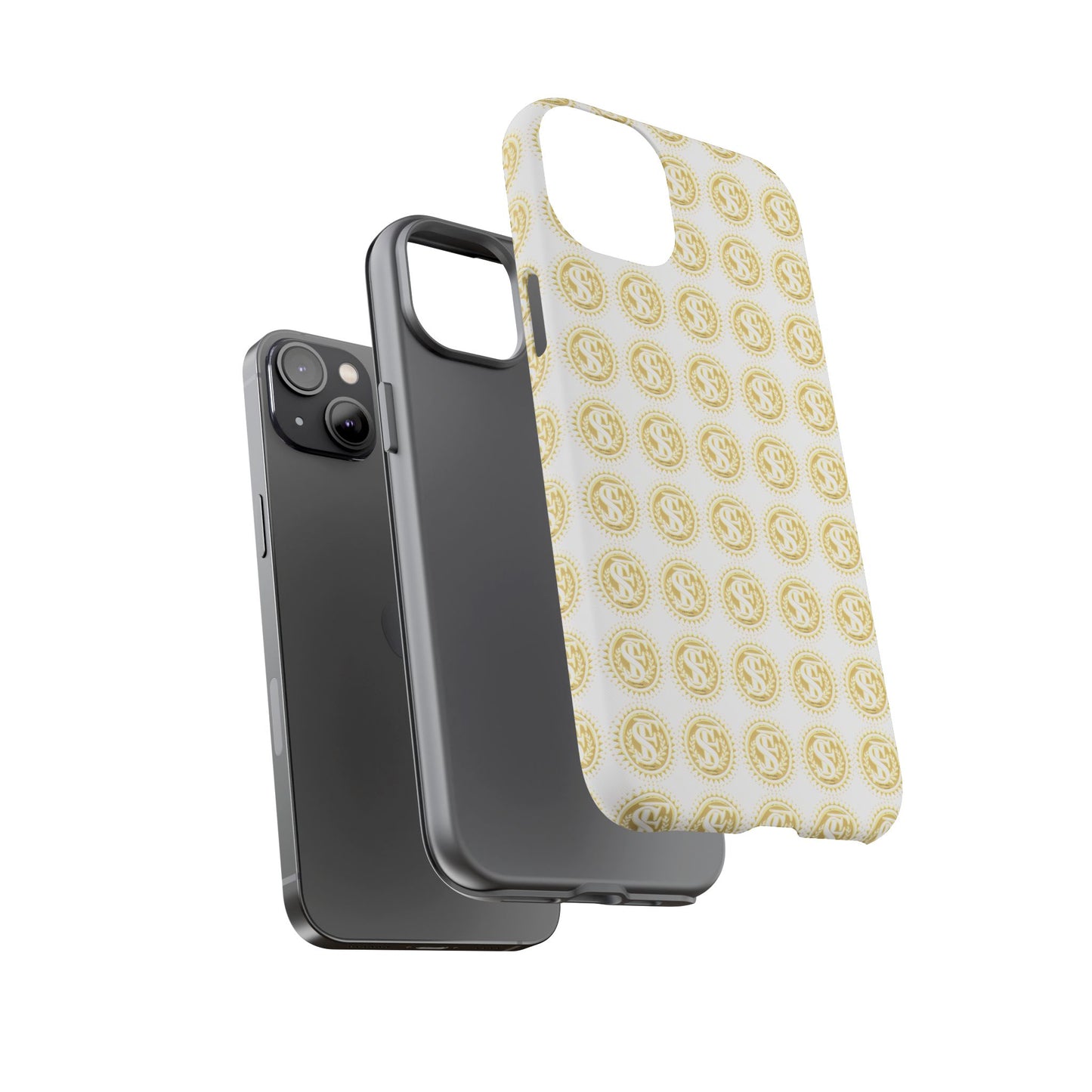 Golden Coin Phone Case, Tough Phone Cover, Unique Gift for Money Lovers, Ideal for Birthdays, Holidays, and Everyday Use