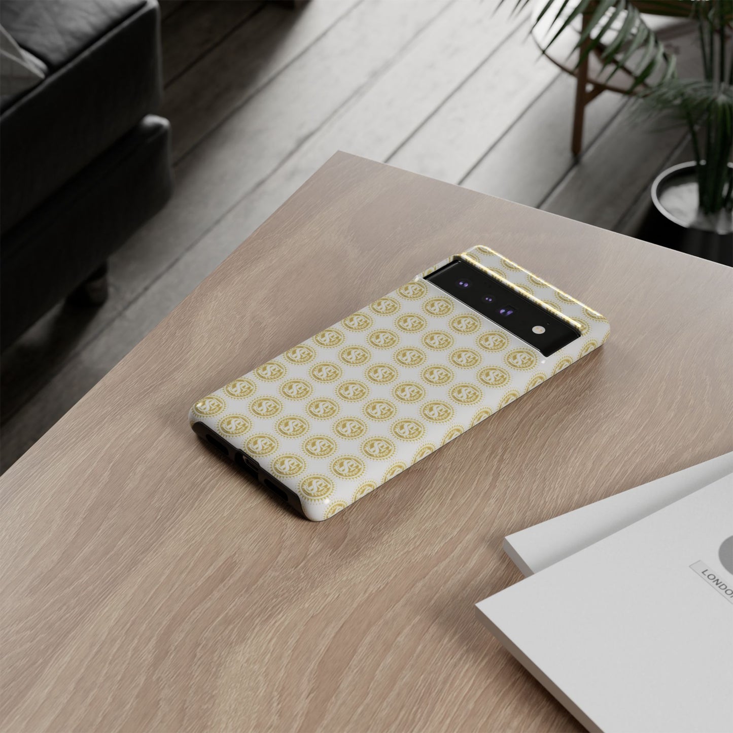 Golden Coin Phone Case, Tough Phone Cover, Unique Gift for Money Lovers, Ideal for Birthdays, Holidays, and Everyday Use