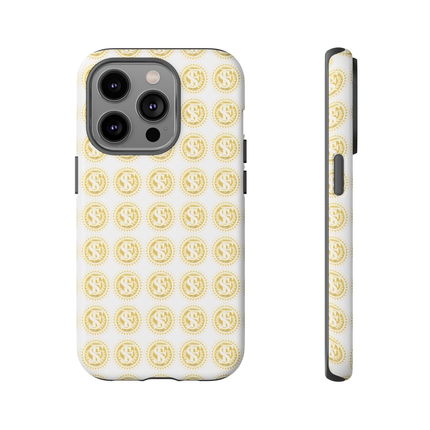 Golden Coin Phone Case, Tough Phone Cover, Unique Gift for Money Lovers, Ideal for Birthdays, Holidays, and Everyday Use