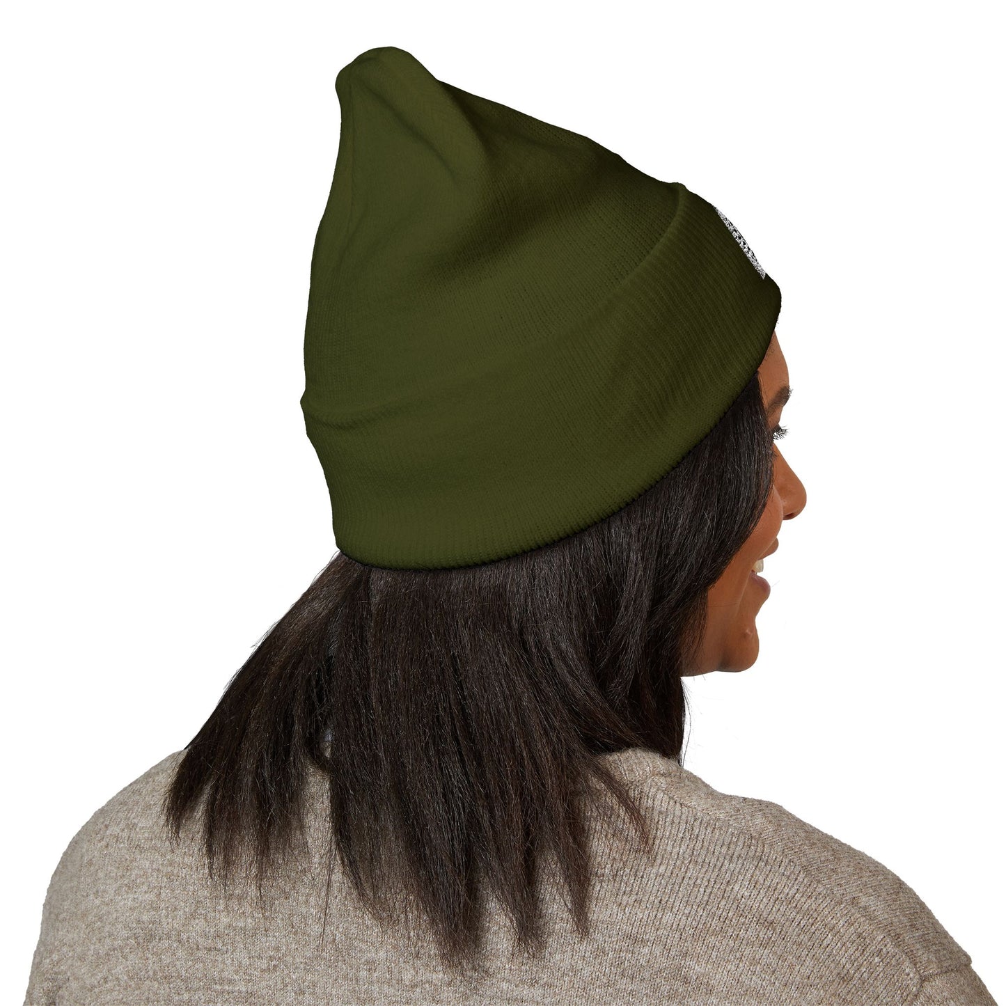 Classic Cuffed Beanie with Embroidery, Winter Hat, Knit Beanie, Unisex Hat, Gifts for Her, Gifts for Him, Stylish Headwear