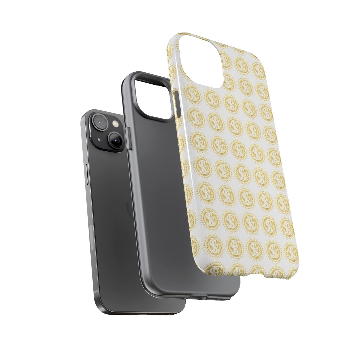 Golden Coin Phone Case, Tough Phone Cover, Unique Gift for Money Lovers, Ideal for Birthdays, Holidays, and Everyday Use
