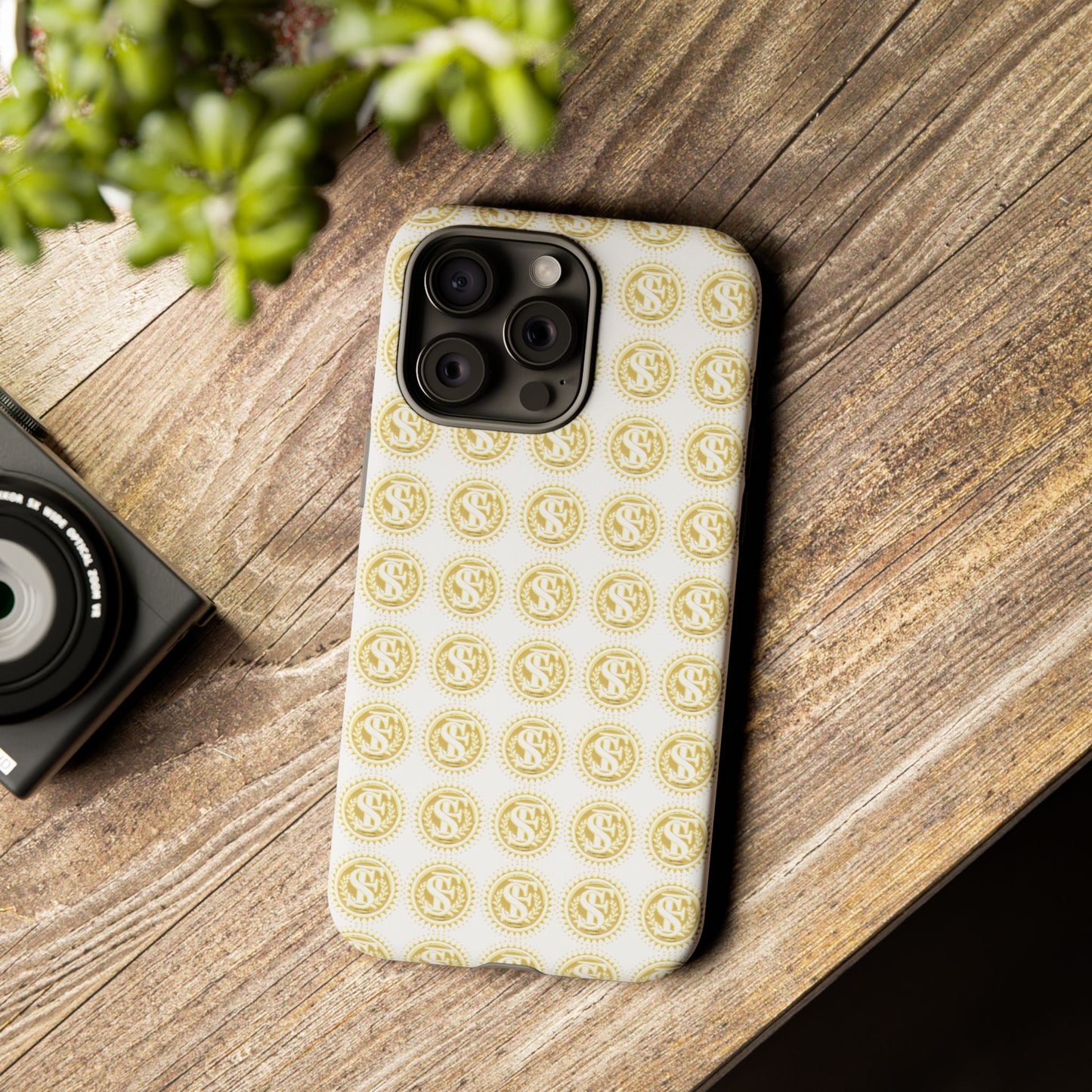 Golden Coin Phone Case, Tough Phone Cover, Unique Gift for Money Lovers, Ideal for Birthdays, Holidays, and Everyday Use