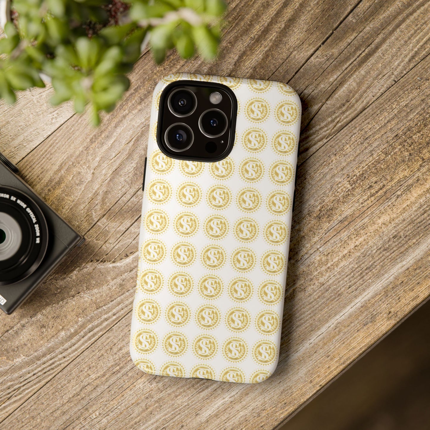 Golden Coin Phone Case, Tough Phone Cover, Unique Gift for Money Lovers, Ideal for Birthdays, Holidays, and Everyday Use