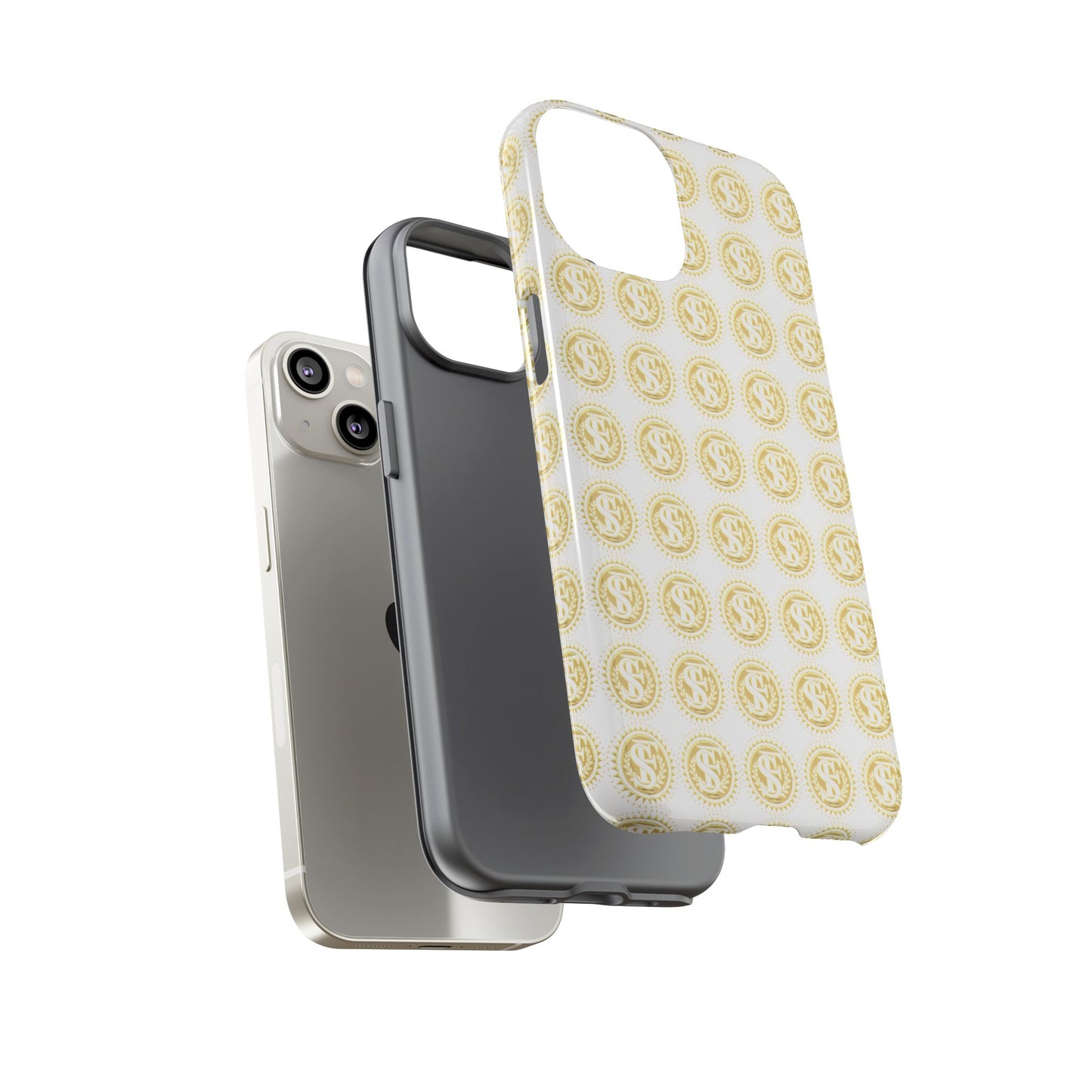Golden Coin Phone Case, Tough Phone Cover, Unique Gift for Money Lovers, Ideal for Birthdays, Holidays, and Everyday Use