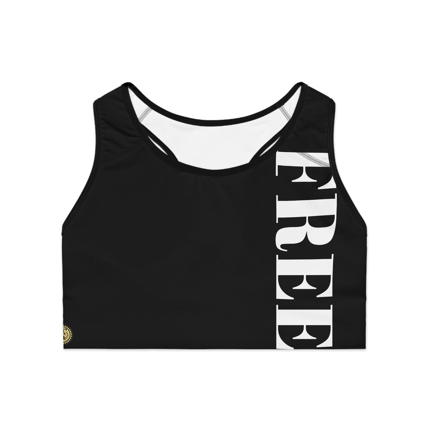 Active Sports Bra - 'FREE' Motivational Workout Top, Yoga, Gym, Running, Fitness