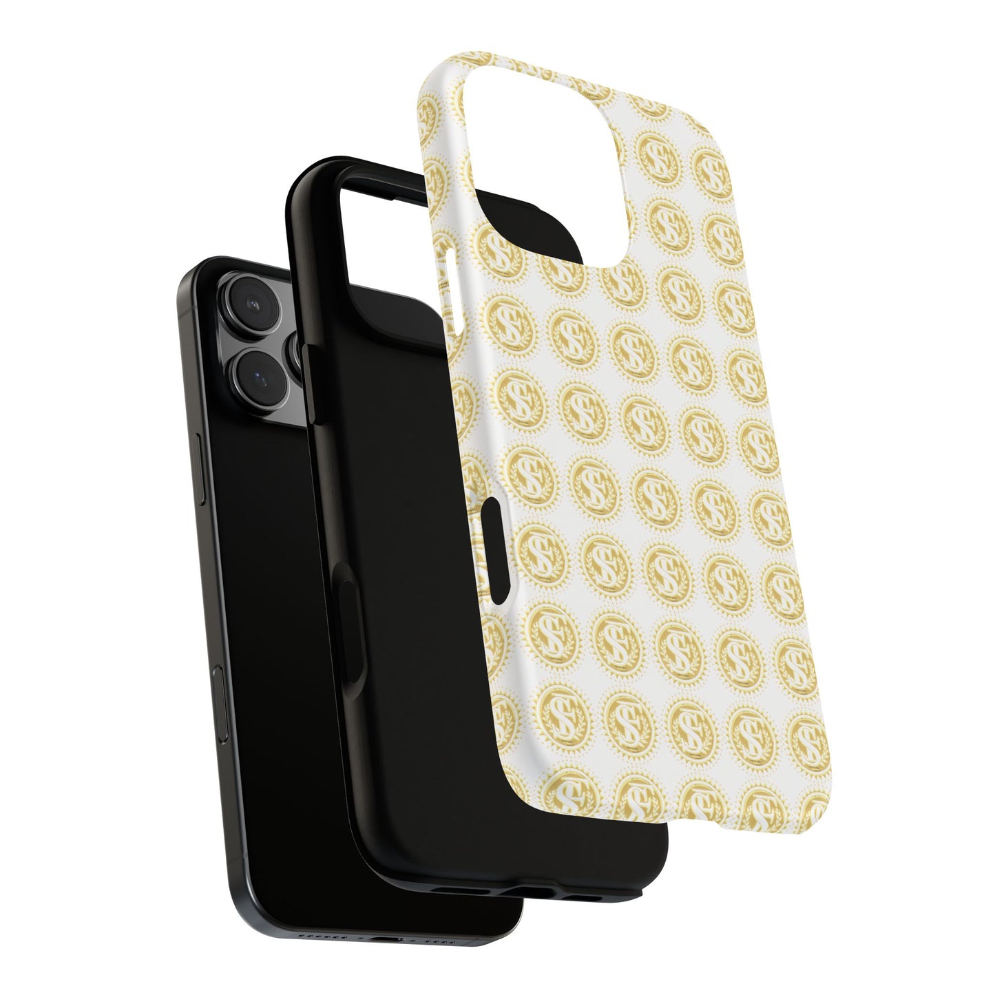 Golden Coin Phone Case, Tough Phone Cover, Unique Gift for Money Lovers, Ideal for Birthdays, Holidays, and Everyday Use