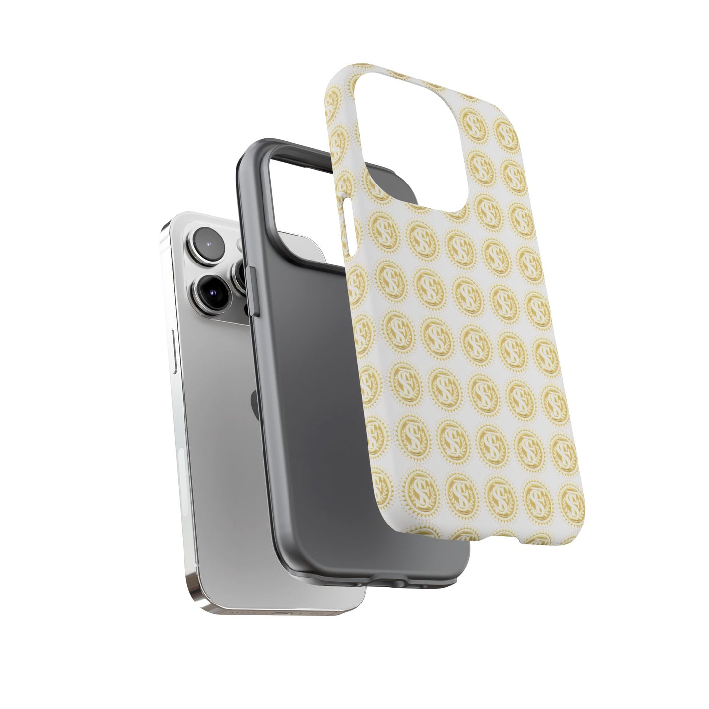 Golden Coin Phone Case, Tough Phone Cover, Unique Gift for Money Lovers, Ideal for Birthdays, Holidays, and Everyday Use