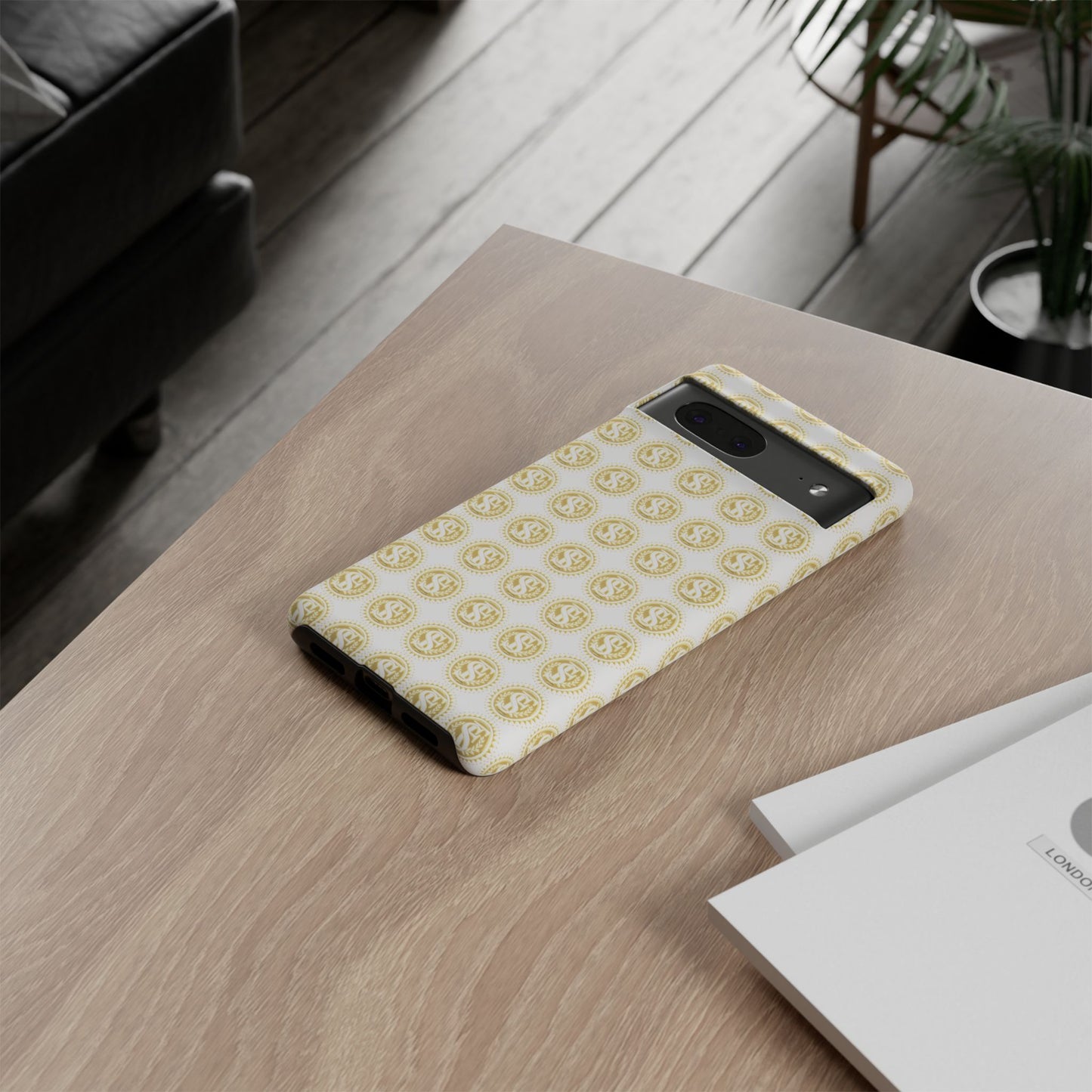 Golden Coin Phone Case, Tough Phone Cover, Unique Gift for Money Lovers, Ideal for Birthdays, Holidays, and Everyday Use