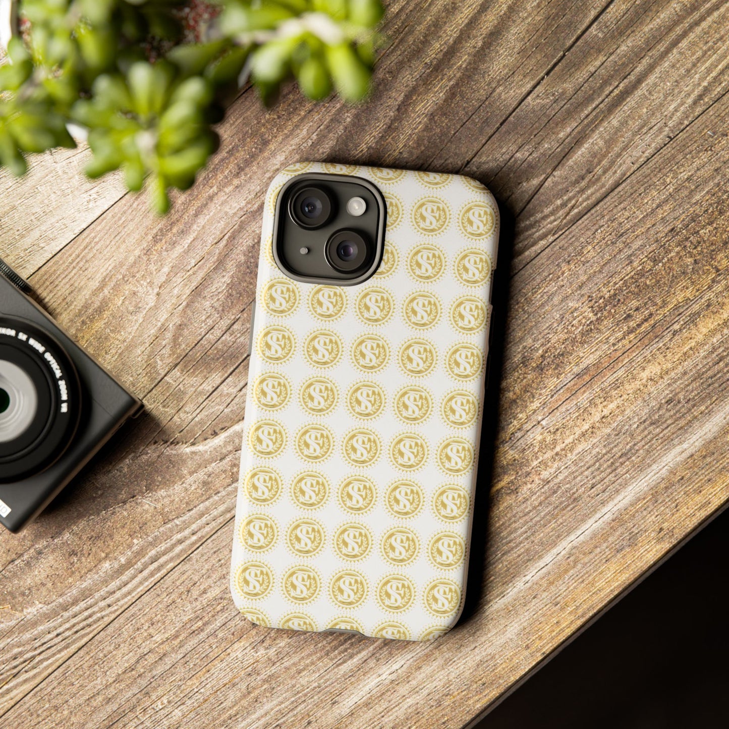 Golden Coin Phone Case, Tough Phone Cover, Unique Gift for Money Lovers, Ideal for Birthdays, Holidays, and Everyday Use