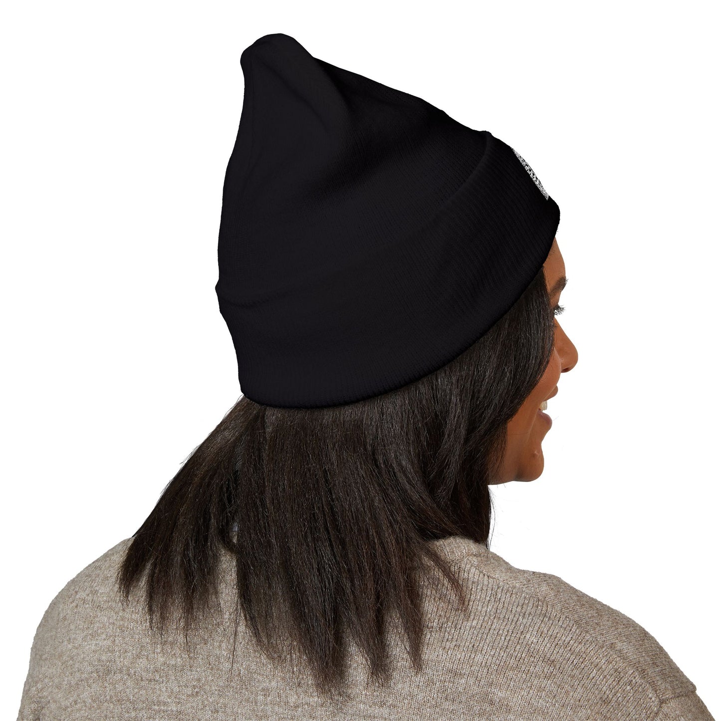 Classic Cuffed Beanie with Embroidery, Winter Hat, Knit Beanie, Unisex Hat, Gifts for Her, Gifts for Him, Stylish Headwear