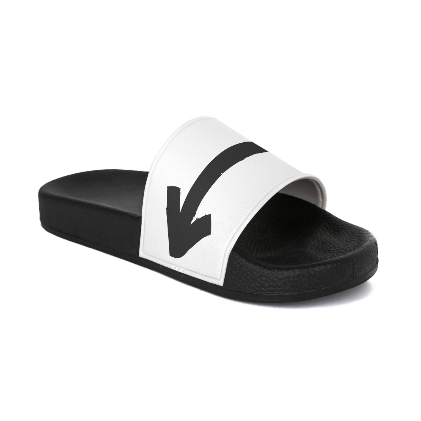 Trendy Men's Slide Sandals with Arrows, Comfortable Beach Footwear, Casual Summer Slides, Gift for Him, Stylish Poolside Slippers