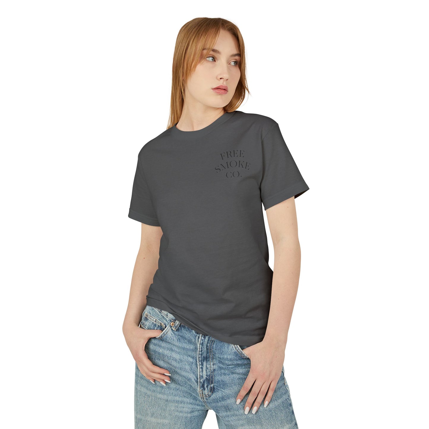 Garment-Dyed Cotton Tee with 'FREE SMOKE CO.' Design, Unisex T-Shirt for Casual Wear, Comfortable Everyday Style, Gift for Smokers, [...]