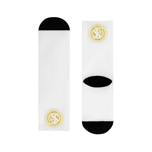 Sublimation Crew Socks - Unique Custom Socks for Comfort and Style, Gifts for Holidays, Sportswear, Casual Wear, Trendy Footwear