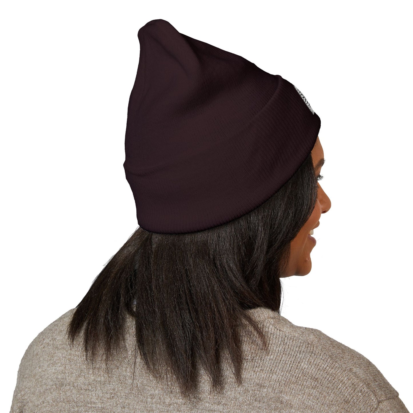 Classic Cuffed Beanie with Embroidery, Winter Hat, Knit Beanie, Unisex Hat, Gifts for Her, Gifts for Him, Stylish Headwear