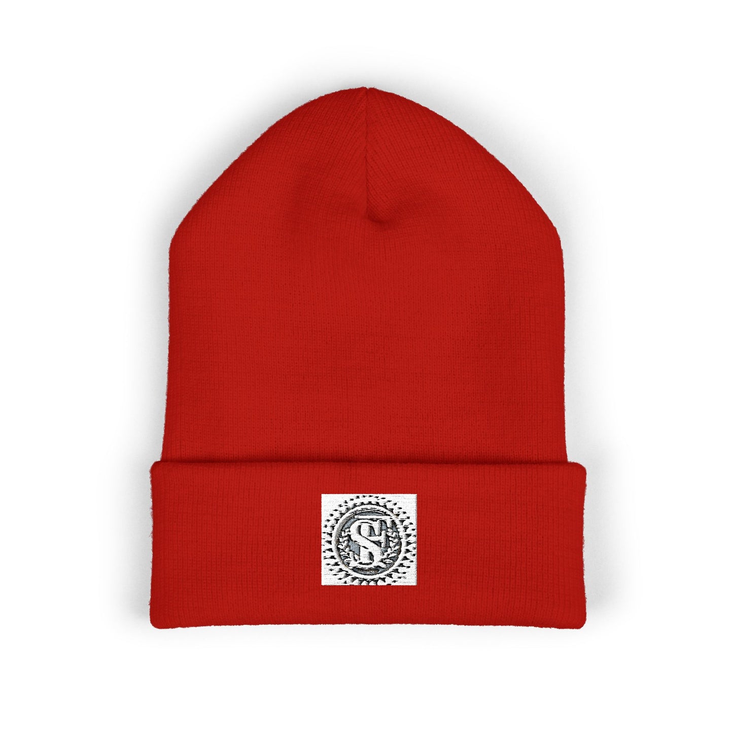 Classic Cuffed Beanie with Embroidery, Winter Hat, Knit Beanie, Unisex Hat, Gifts for Her, Gifts for Him, Stylish Headwear