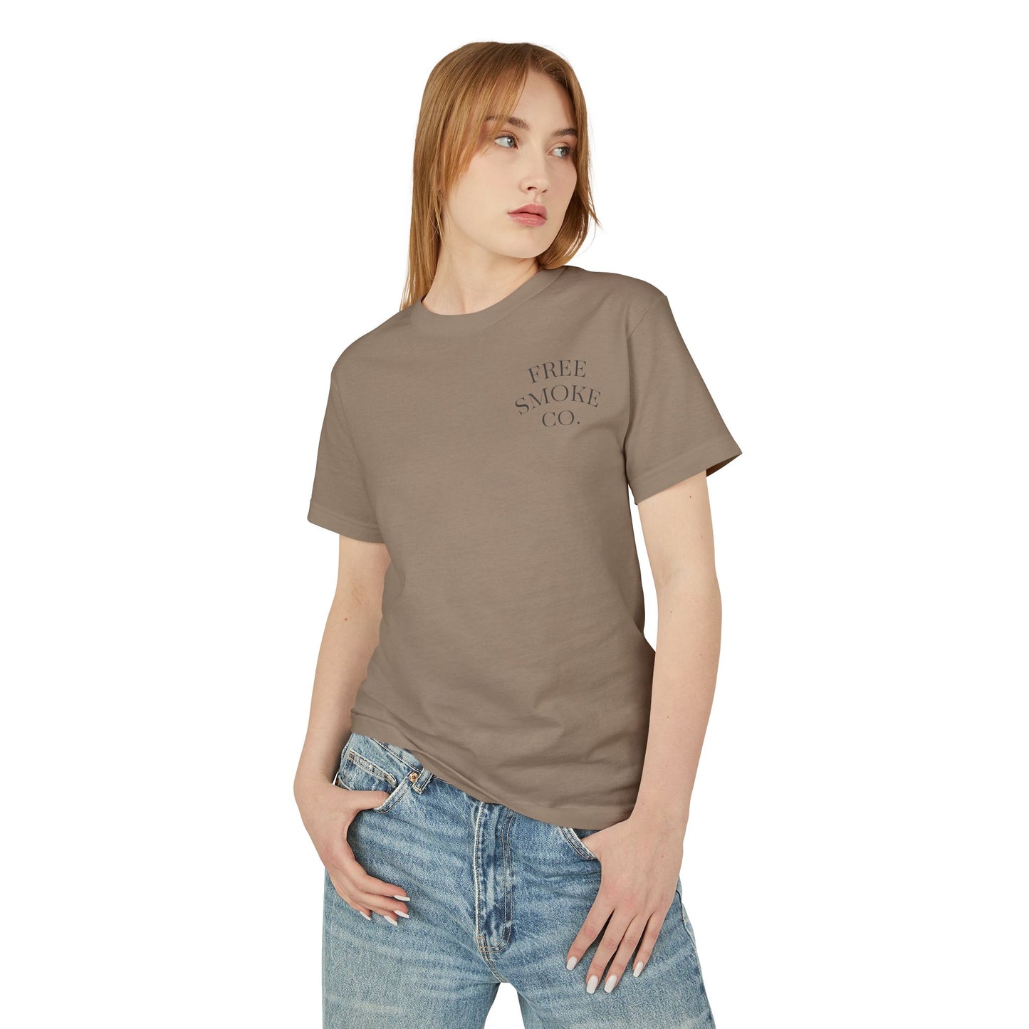 Garment-Dyed Cotton Tee with 'FREE SMOKE CO.' Design, Unisex T-Shirt for Casual Wear, Comfortable Everyday Style, Gift for Smokers, [...]
