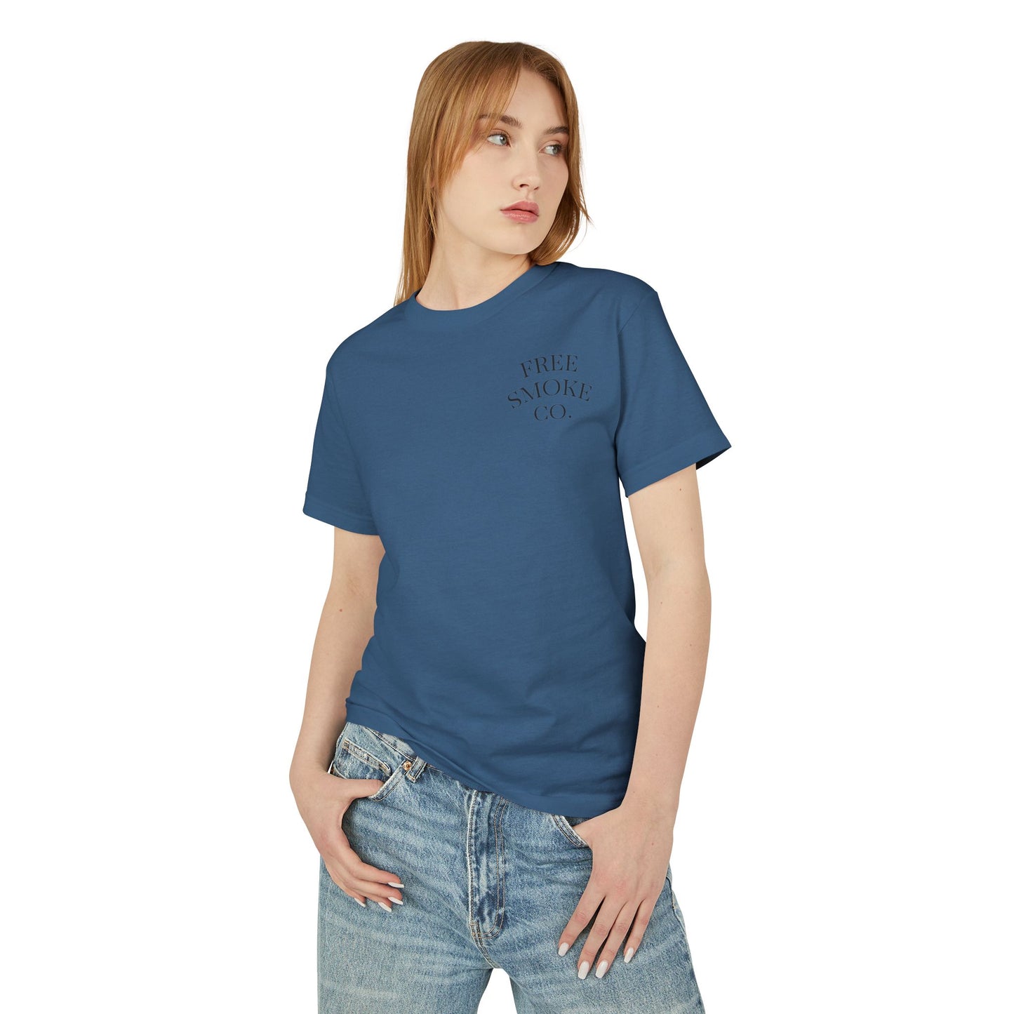 Garment-Dyed Cotton Tee with 'FREE SMOKE CO.' Design, Unisex T-Shirt for Casual Wear, Comfortable Everyday Style, Gift for Smokers, [...]