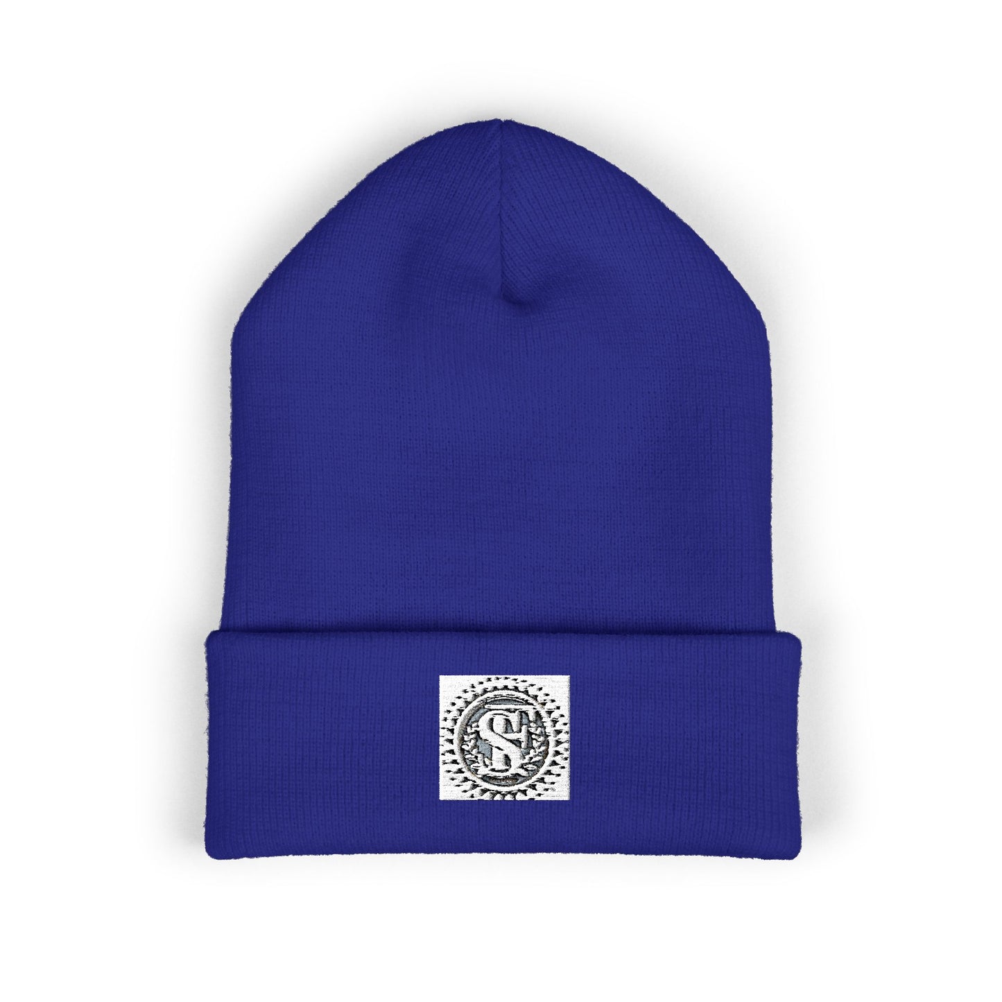 Classic Cuffed Beanie with Embroidery, Winter Hat, Knit Beanie, Unisex Hat, Gifts for Her, Gifts for Him, Stylish Headwear