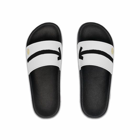 Trendy Men's Slide Sandals with Arrows, Comfortable Beach Footwear, Casual Summer Slides, Gift for Him, Stylish Poolside Slippers