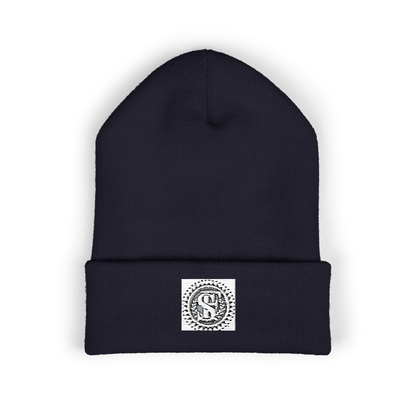 Classic Cuffed Beanie with Embroidery, Winter Hat, Knit Beanie, Unisex Hat, Gifts for Her, Gifts for Him, Stylish Headwear