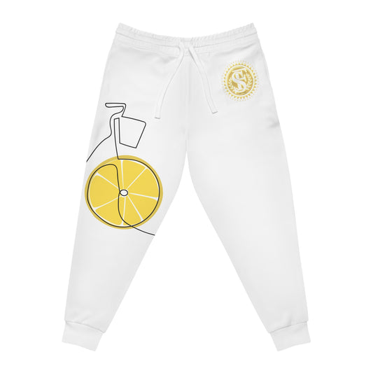 Citrus Fun Athletic Joggers, Comfortable Activewear, Sporty Loungewear, Outdoor Joggers, Fitness Apparel, Perfect Gift for Athletes