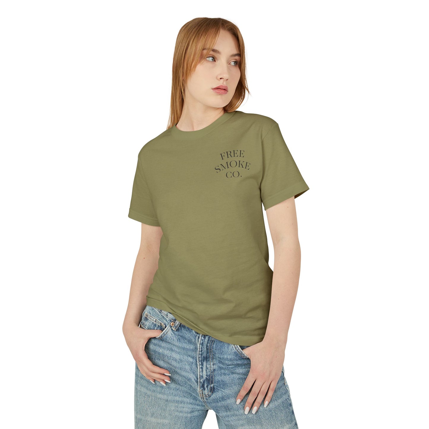 Garment-Dyed Cotton Tee with 'FREE SMOKE CO.' Design, Unisex T-Shirt for Casual Wear, Comfortable Everyday Style, Gift for Smokers, [...]