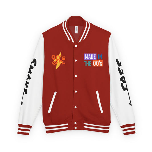 Retro Letterman Jacket - Perfect for 90s and 80s Nostalgia, Unisex Gift for Music Lovers, Vintage Style Outerwear, Ideal for Parties, [...]