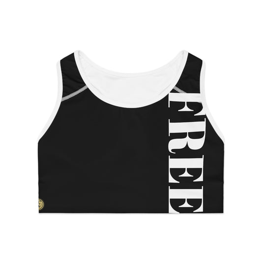 Active Sports Bra - 'FREE' Motivational Workout Top, Yoga, Gym, Running, Fitness