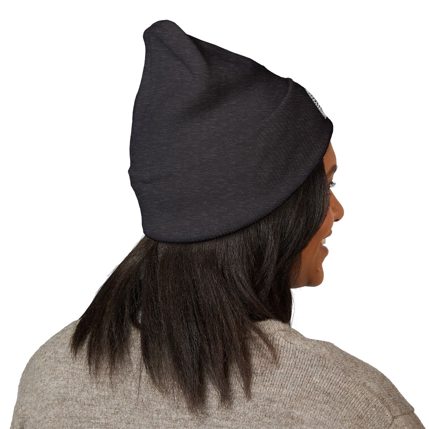 Classic Cuffed Beanie with Embroidery, Winter Hat, Knit Beanie, Unisex Hat, Gifts for Her, Gifts for Him, Stylish Headwear