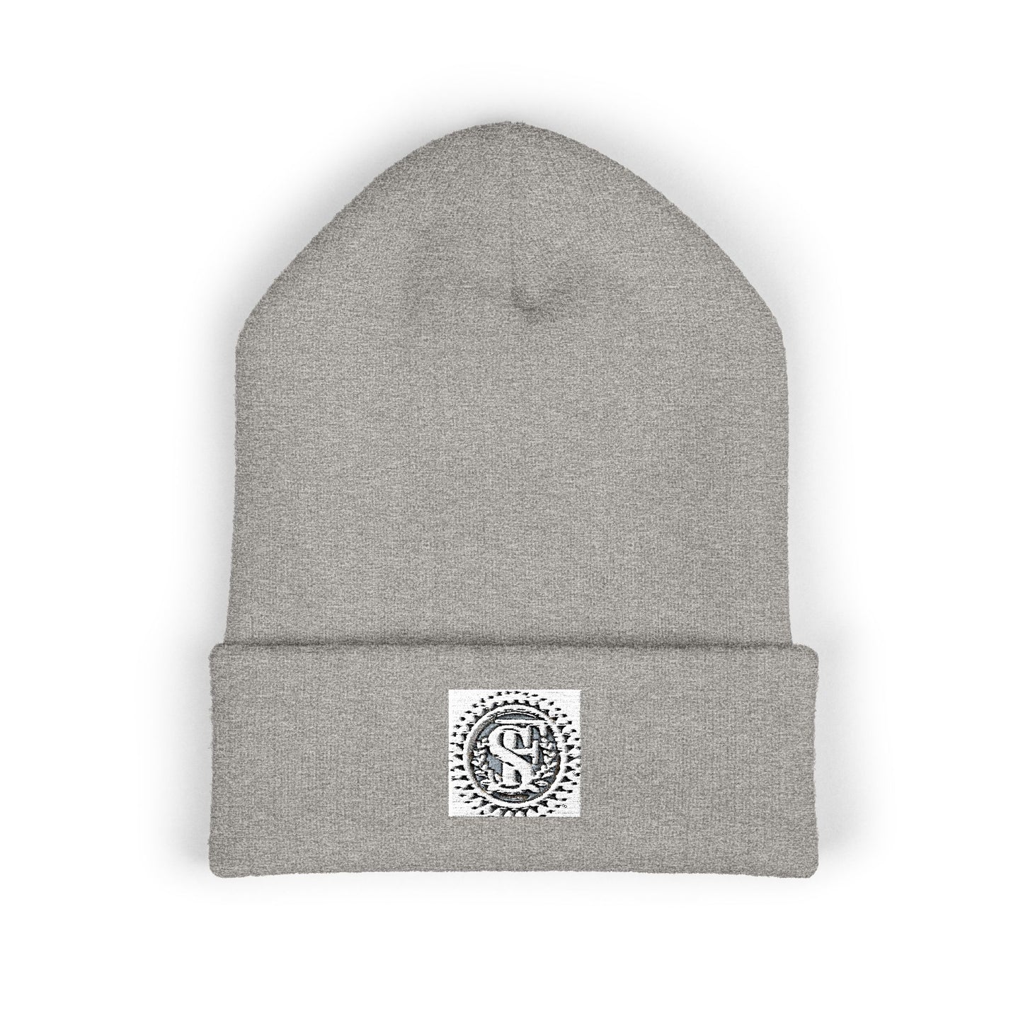 Classic Cuffed Beanie with Embroidery, Winter Hat, Knit Beanie, Unisex Hat, Gifts for Her, Gifts for Him, Stylish Headwear